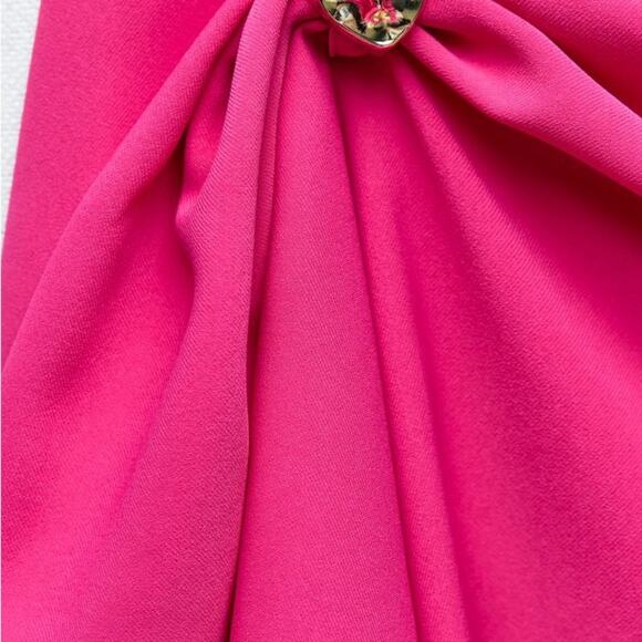 ZARA GOLD APPLIQUÉ MINI DRESS - Picture 8 of 8